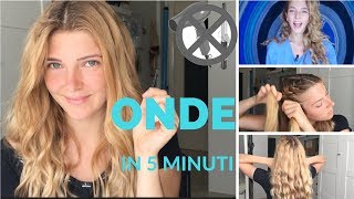 ONDE sui CAPELLI in 5 minuti overnight curls senza piastra e phon  Gemma Cocca [upl. by Toddy908]