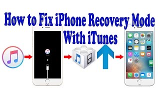 Fix iPhone Recovery Mode with iTunes  Dam Khunpisey [upl. by Casmey557]