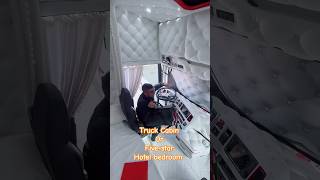 Is this Truck Cabin or Star hotel bedroom trendingshorts truck scania cabin luxury driver [upl. by Philcox]