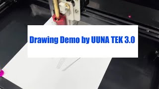 Drawing Demo by UUNA TEK 30 Highend Pen Plotter Drawing Robots [upl. by Nnywg688]