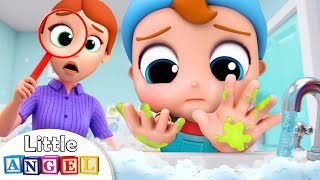 Wash your Hands  Healthy Habits Song  Kids Songs and Nursery Rhymes Little Angel [upl. by Johnston]