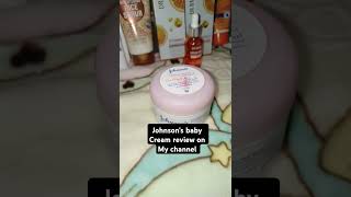 Johnsons baby cream reviewdryskin johnsonsbaby youtubeshorts1millionviews [upl. by Linkoski]