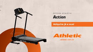 Esteira Ergométrica Athletic Action  features [upl. by Rosa]