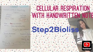 cellular respiration Tricks with handwritten notes for Neet tgt📒📒 [upl. by Doreen]