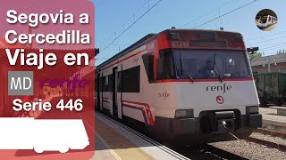 Viajando de Segovia a Cercedilla  Renfe Media Distancia [upl. by Mcclimans662]