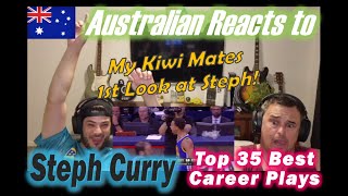 Australian and Kiwi Reacts to Steph Currys Top 35 Best Plays [upl. by Chantal]