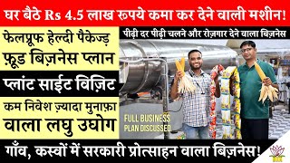 घर बैठे Rs 45 लाख रूपये कमा कर देने वाली मशीन गाँव कस्वों में सरकारी प्रोत्साहन वाला लघु उधोग [upl. by Guevara]