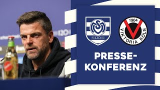 quotOffenes Spielquot  Pressekonferenz  MSVVIK  ZebraTV  22102022 [upl. by Foskett]