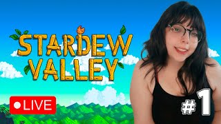 Vamos cuidar da nossa fazendinha  Stardew Valley 1  PC [upl. by Idette]