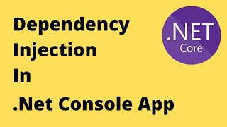 How To Use Dependency Injection In C Net Console Application  Net 8 [upl. by Tnarg430]