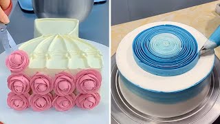 Easy amp Quick Cake Decorating Tutorials for Everyone  Top 100 Amazing Colorful Cake Compilation [upl. by Hirza299]