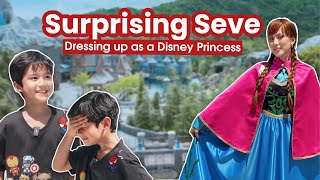 Disney Princess Prank in Disneyland by Alex Gonzaga [upl. by Aihcsrop]