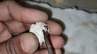 New design silver ring making 2024  How to make silver signet ring [upl. by Naujal]