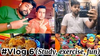 Vlog 6 🌍10± Study Challenge 💪🏻 How to Study 📒 How To Lose Weight 🏃🏻exercise funnymotivation books [upl. by Nwahc]