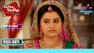 Kalyani और परिवार ने मनाया रक्षाबंधन  Balika Vadhu  बालिका वधू  Highlight  Ep 1365 [upl. by Scharf]