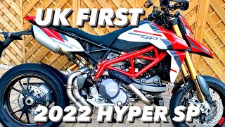 First 2022 Ducati Hypermotard 950 SP in the UK [upl. by Shimberg986]