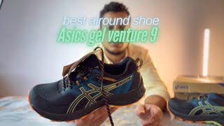 Asics gel venture 9 best shoe under ₹2500 with ortholite insole👟👟fitness running unboxing [upl. by Perretta]