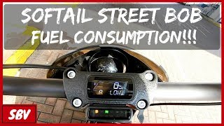 Softail Street Bob Fuel Consumption  Harley Davidson FXBB 2018 [upl. by Notelrac]