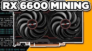 RX 6600 NON XT Mining 29 Mhs [upl. by Innavoeg]