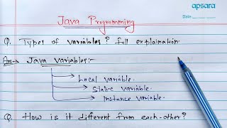 Local Static and Instance variables in Java  Learn Coding [upl. by Lledualc]