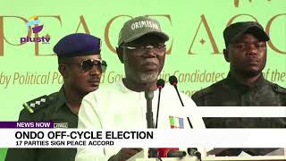 Ondo Off Cycle Election 17 Parties Sign Peace Accord [upl. by Gnouc]