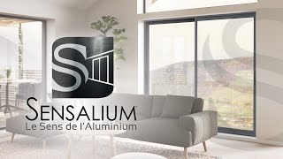 Nouveau Coulissant Aluminium Sensalium HUET [upl. by Haleigh]