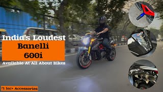 India’s Loudest Benelli 600i Available At All About Bikes🔥 bikes trending superbikes benelli [upl. by Oicanata765]