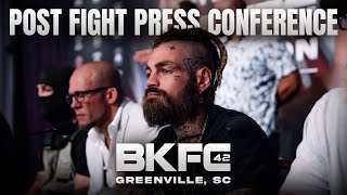 BKFC 42 Post Event Press Conference  Live [upl. by Neilson201]