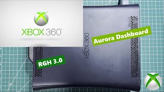 Aurora Dashboard on RGH 30 Xbox360 [upl. by Tosch]