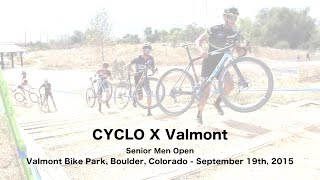 2015 CYCLO X Valmont Cyclocross Elite Men [upl. by Euqilegna738]