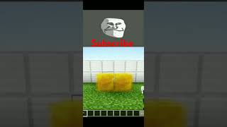 Minecraft troll face logic👿minecraft lokicraft shorts minecraft viral shortsfeed [upl. by Aizitel]