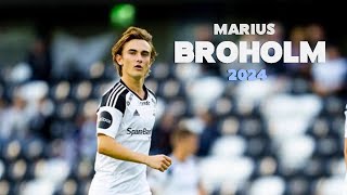 Marius Broholm N39  Kristiansund vs Rosenborg  Eliteserien 2024 football [upl. by Ramahs]