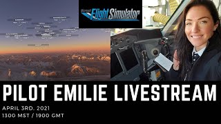 Pilot Emilie LIVESTREAM  JAPAN FLIGHT  Microsoft Flight Simulator 2020 Group FLYING [upl. by Edette]