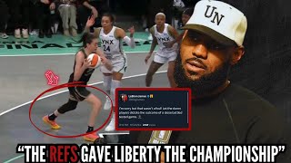 NBA amp WNBA Community CALLSOUT WNBA for Rigging WNBA Finals for New York Liberty [upl. by Annohsat909]