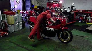 Starting Mike Halewood replica ducatiMOV [upl. by Bigod]