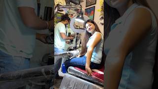 1st time tattoo koralam 😍❤️minivlog bengalivlog [upl. by Ataynik543]