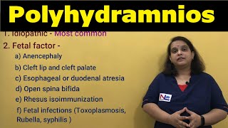 Polyhydramnios  Causes Signs amp Symptoms  Nursing Lecture [upl. by Freeborn]