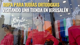 Ropa para JUDÍAS ORTODOXAS ULTRAORTODOXAS  En una tienda de ropa en Jerusalén [upl. by Ekalb]