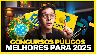 MELHORES CONCURSOS PÚBLICOS PARA TOMAR POSSE EM 2025 [upl. by Glynis630]