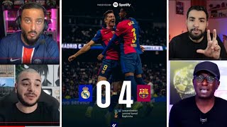 🚨URGENT LES RÉACTIONS BARÇA 40 REAL MADRID HUMILIATION 😱🔥🔥 [upl. by Hackathorn494]