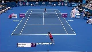 Tsvetana Pironkova 2014 Apia International Sydney Hot Shot [upl. by Blus]