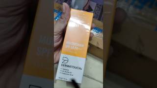 Dermatouch ka review part 1 unboxing video shortvideo  skincare viralshort [upl. by Rhianna165]