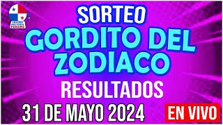 🔰🔰 EN VIVO SORTEO GORDITO DEL ZODÍACO  31 de MAYO de 2024  Loteria Nacional de Panamá [upl. by Furiya]