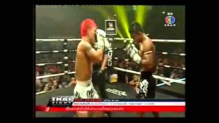 Buakaw Por Pramuk vs Tomoyuki Nishikawa  Thai Fight 2012  HD [upl. by Nywra]