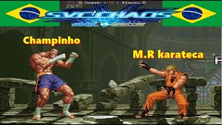 SNK vs Capcom  SVC Chaos Super PlusChampinho vs MR karateca FT5 [upl. by Liakim]