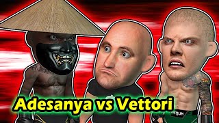 Adesanya Beats Vettori amp retain his Title [upl. by Zetroc36]