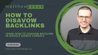 How to Disavow Backlinks in Google Search Console [upl. by Akeenat163]