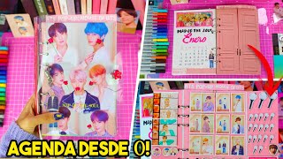 AGENDA QUE TODA ARMY NECESITA TENER DE BTS  BULLET JOURNAL 2020 [upl. by Solis]