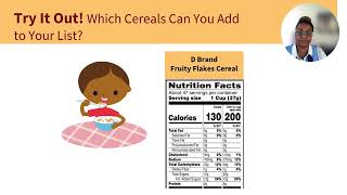 Choose Breakfast Cereals That Are Lower in Added Sugars in the Child and Adult Care Food Program [upl. by Teak949]