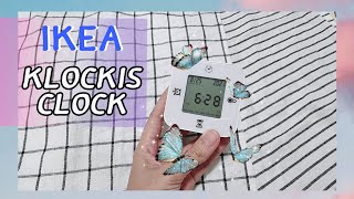 Unbox KLOCKIS CLOCK  Thermo  Timer  Alarm  IKEA Aesthetic [upl. by Constantin]